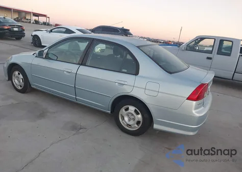 2005 Honda Civic Hybrid from USA, damaged, VIN JHMES96635S000858